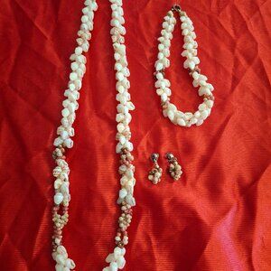 Niihua Shell Necklace, Bracelet & Earrings